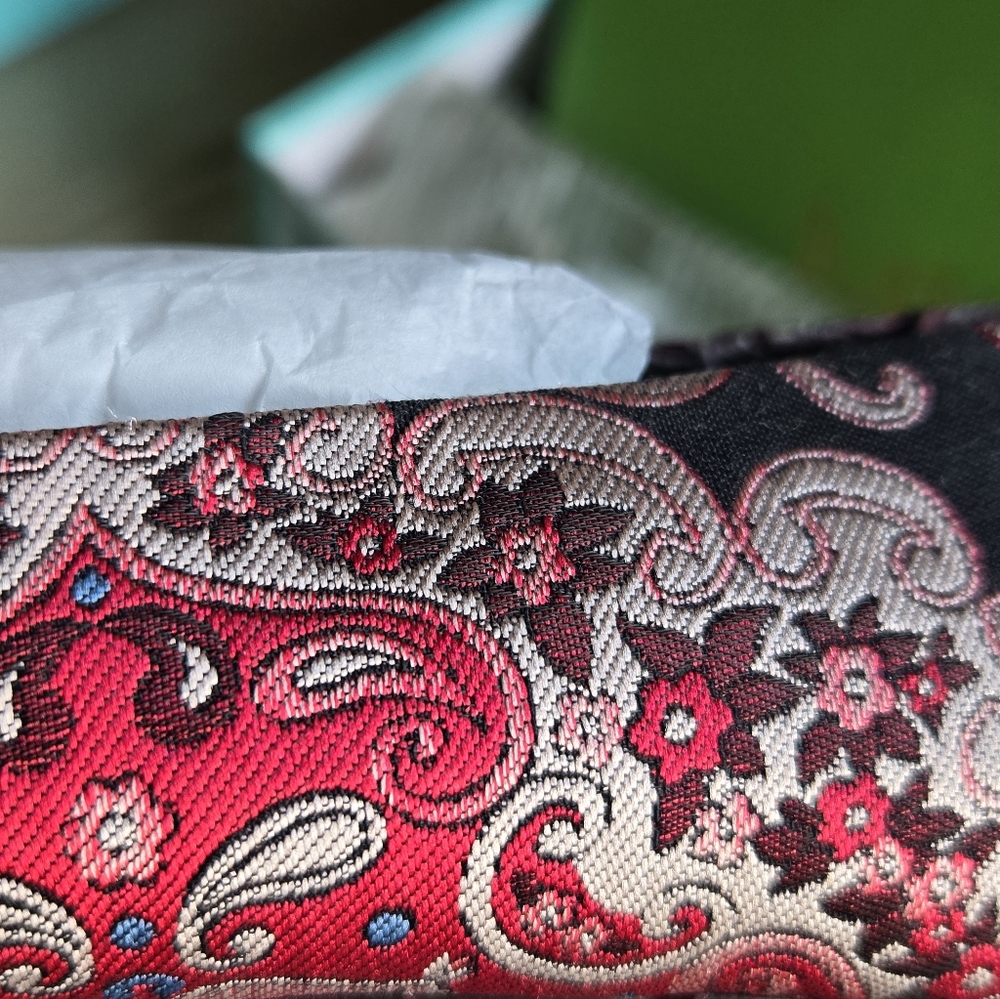 Kate Spade Brocade Flats With Velvet Bow, NIB, Sz. 8 - Picture 8 of 10